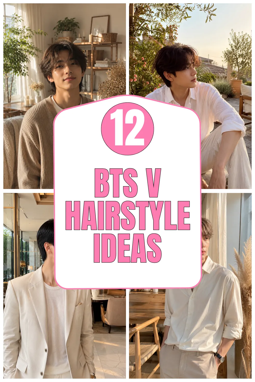 BTS V Hairstyle