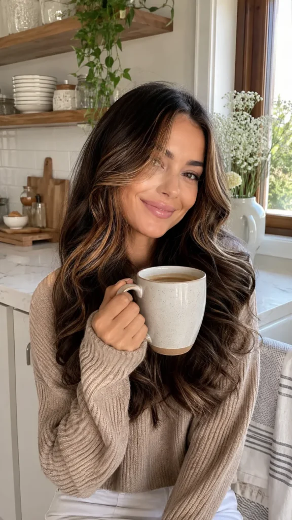 ich Chocolate Brown Hair With Dimension
