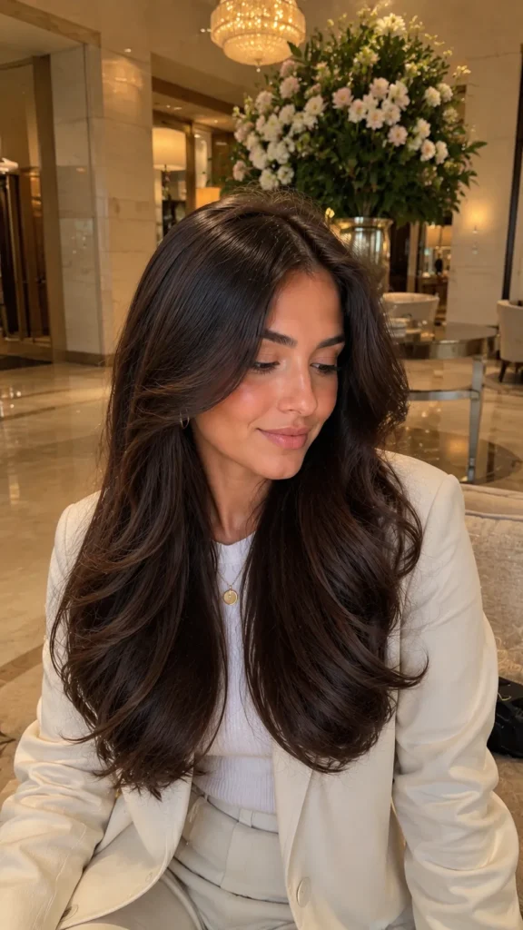 ich Chocolate Brown Hair With Dimension