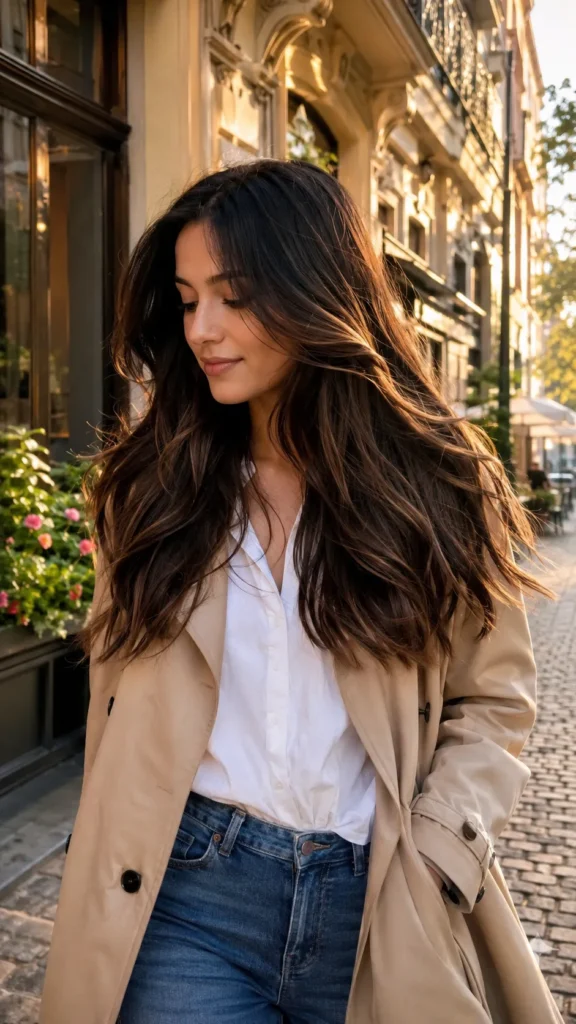 ich Chocolate Brown Hair With Dimension