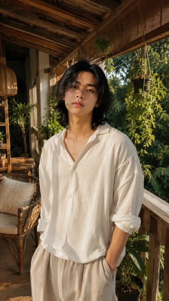 BTS V Hairstyle