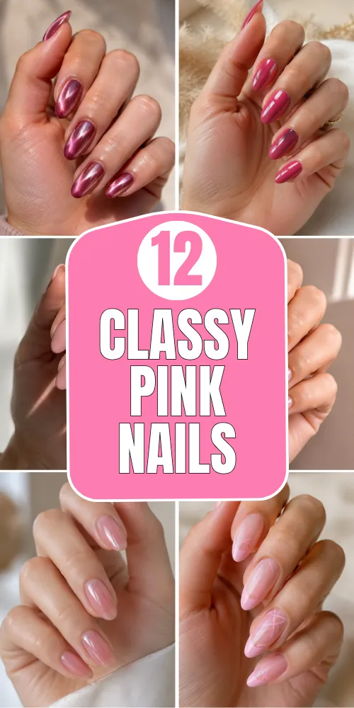 Classy Pink Nails