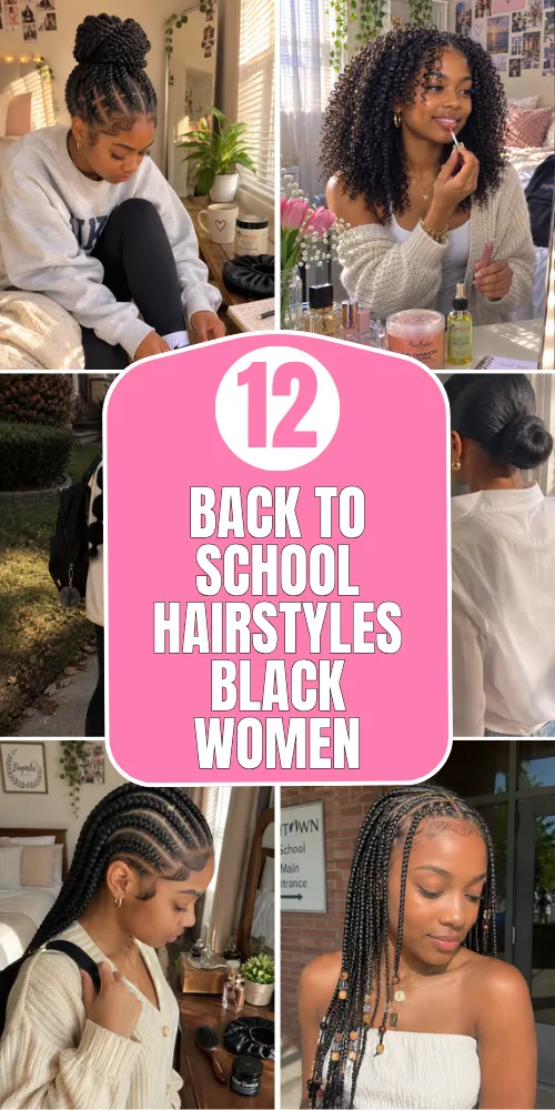 Back to School Hairstyles for Black Women