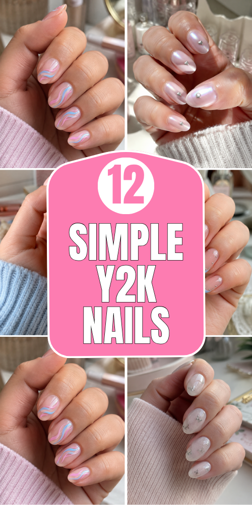 Simple Y2K Nails