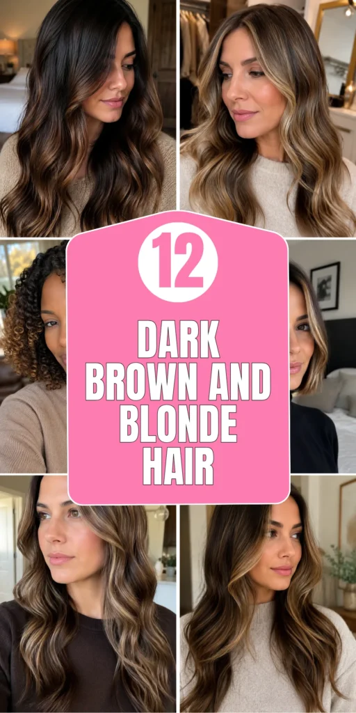 Dark Brown and Blonde Hair Ideas