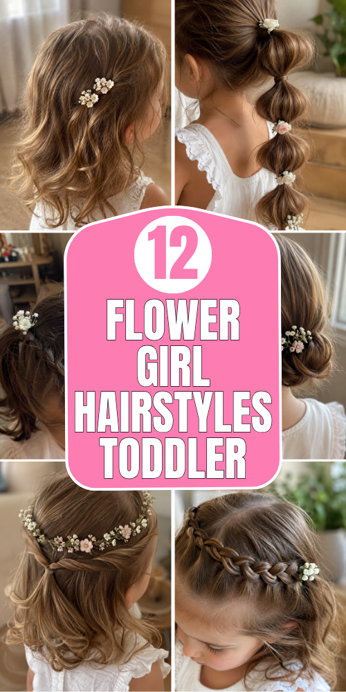 Flower Girl Hairstyles for Toddlers