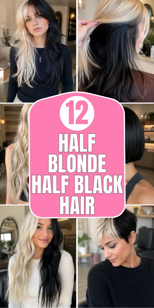 Half Blonde Half Black Hair