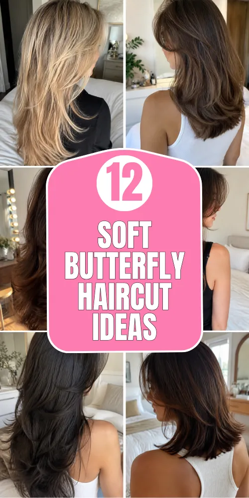 Caramel balayage soft butterfly haircut with long blended layers