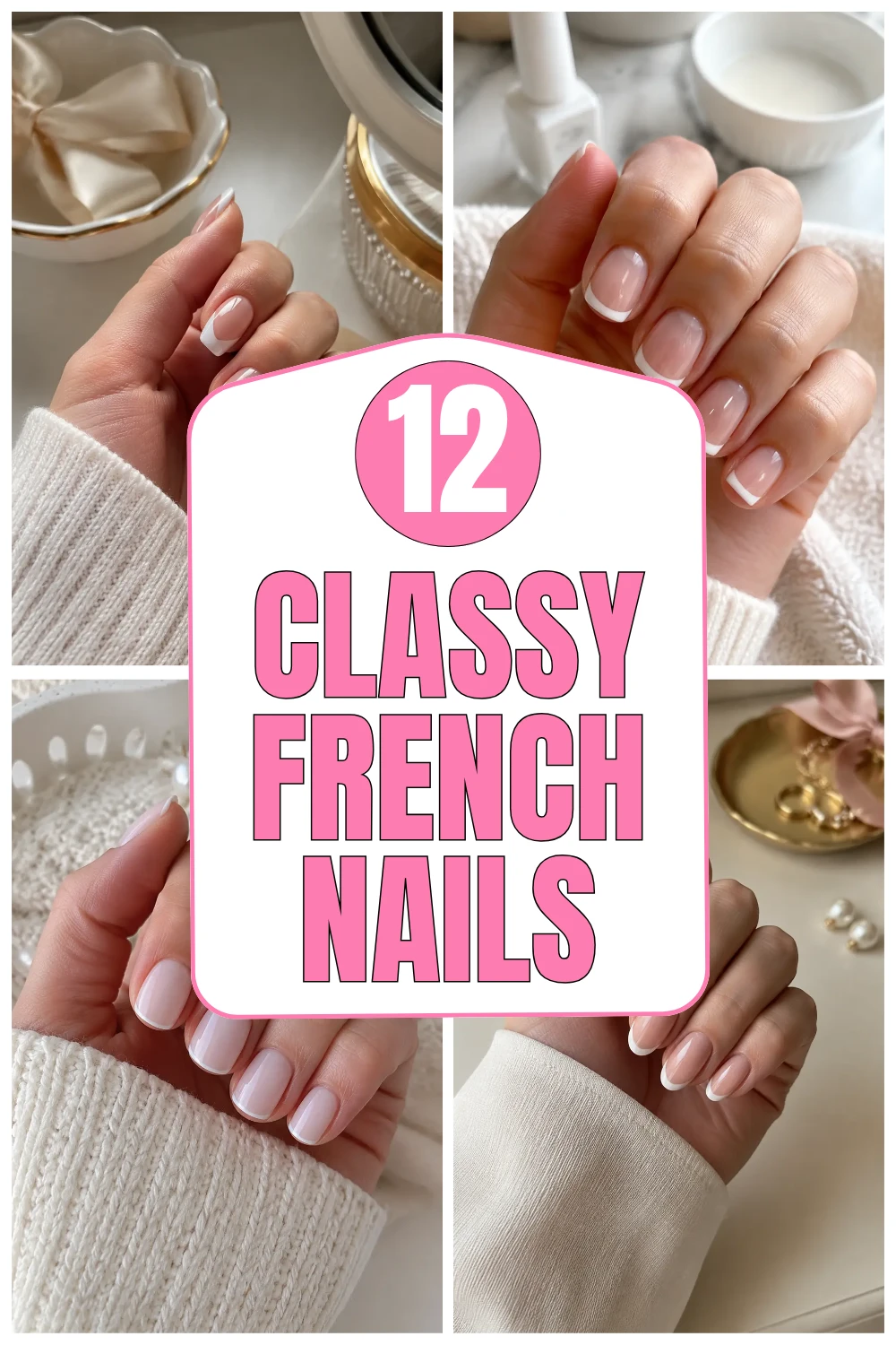 Classy French Nails