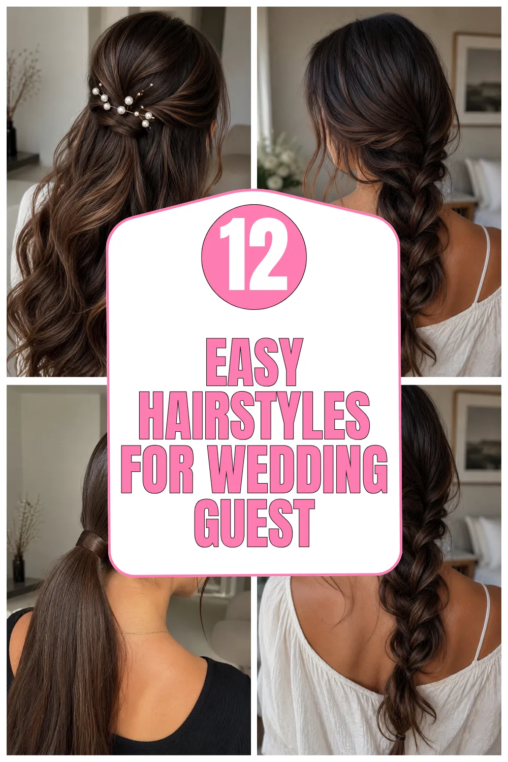Easy Hairstyles for Wedding Guest