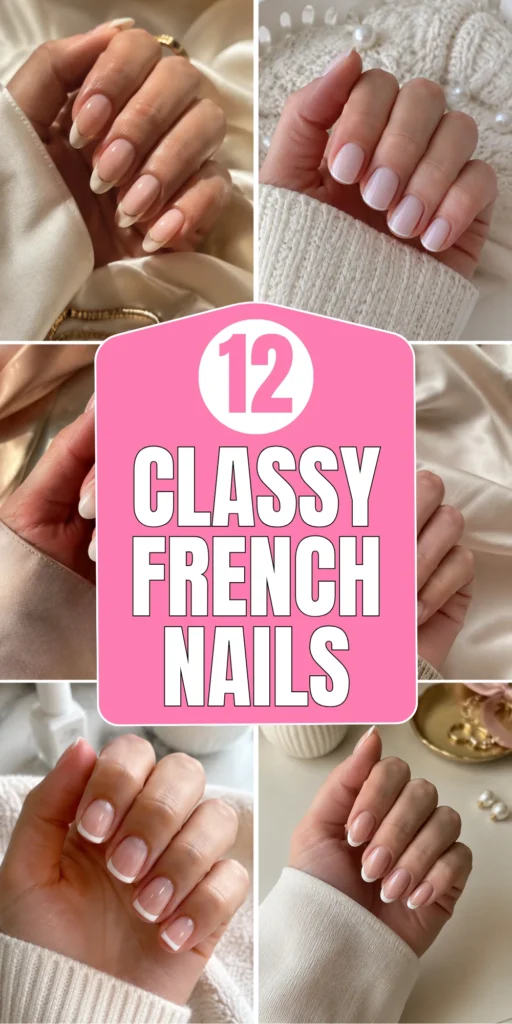 Classy French Nails