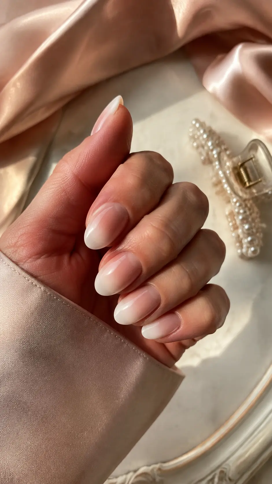 Baby Boomer French Ombre Nails