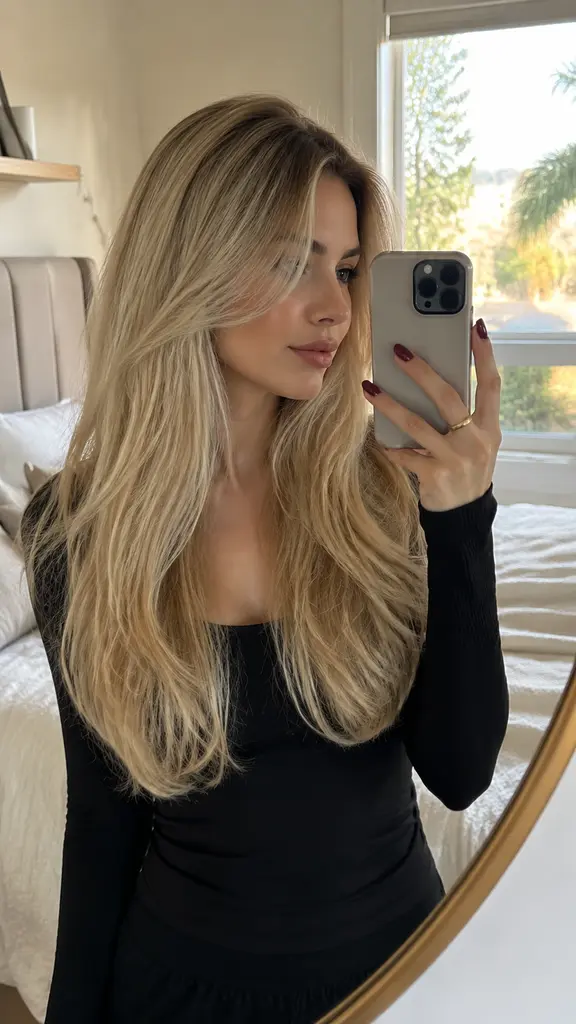 12 Trendy Hair Colors idea 7 creamy vanilla blonde layers