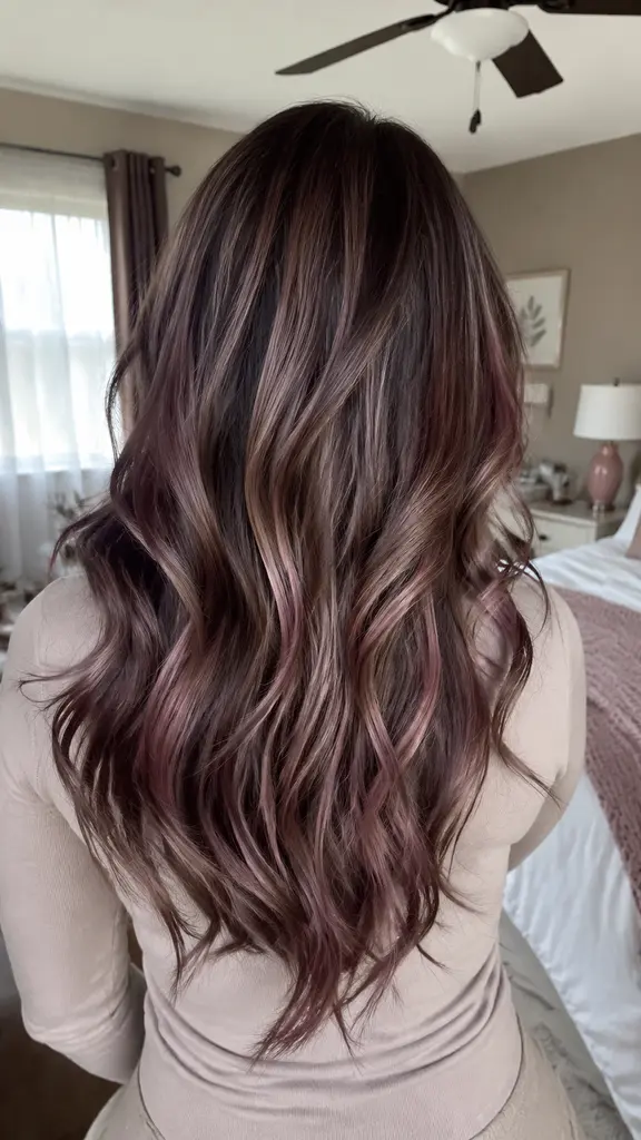 12 Trendy Hair Colors idea 12 rose brown balayage with muted mauve ribbons