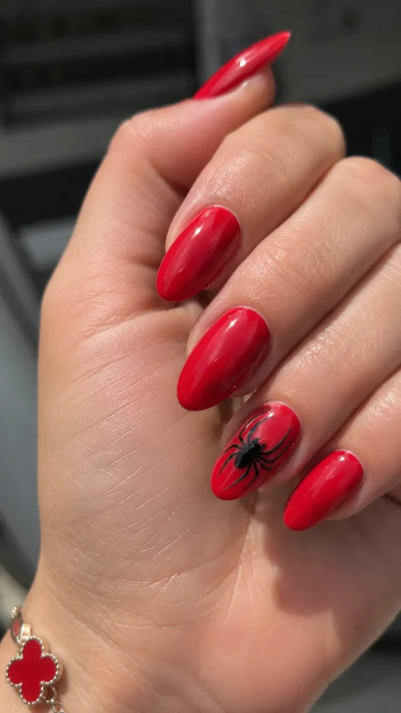 Spiderman Nails Designs