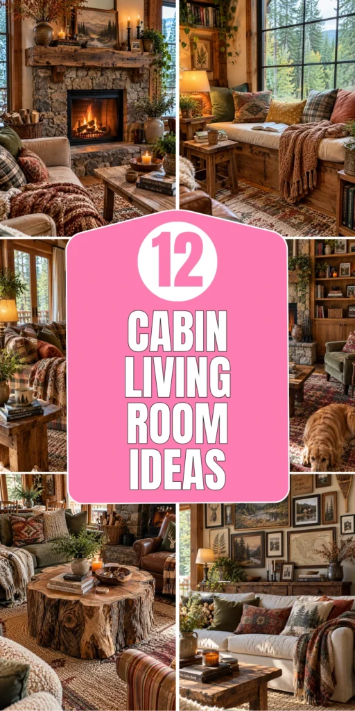Cabin Living Room Ideas