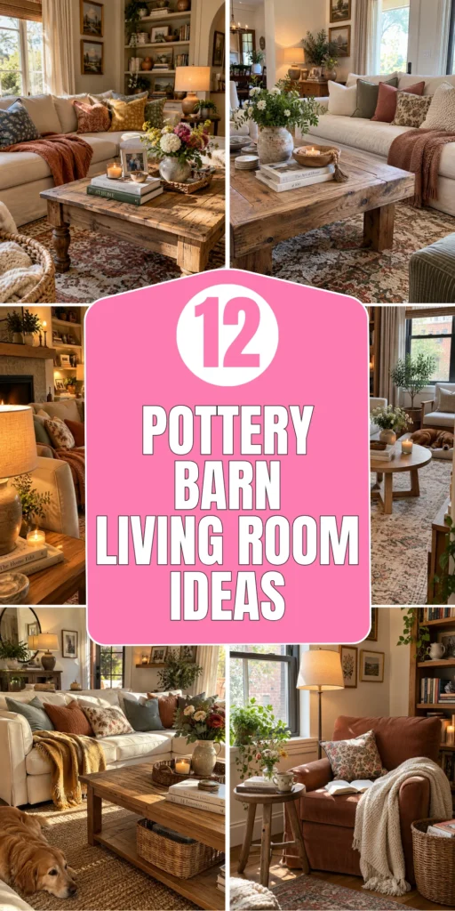 Pottery Barn Living Room Ideas