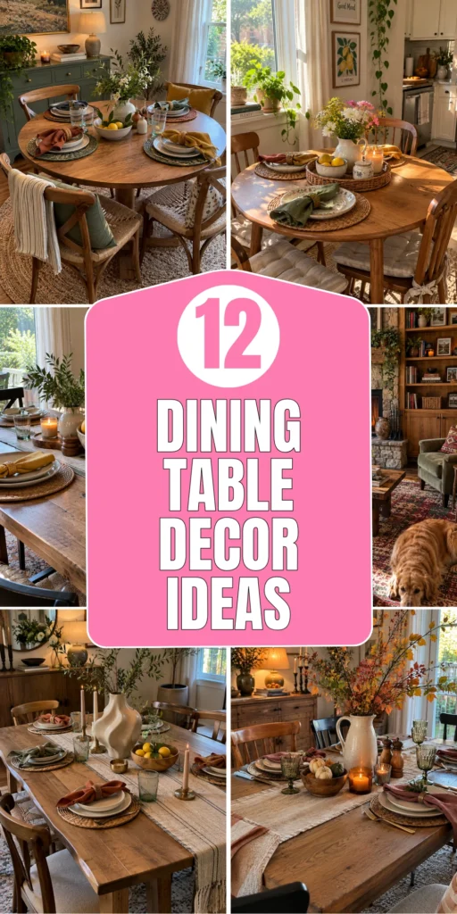 Dining Table Decor Ideas