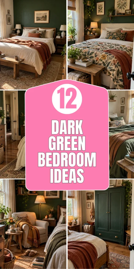 Dark Green Bedroom Ideas
