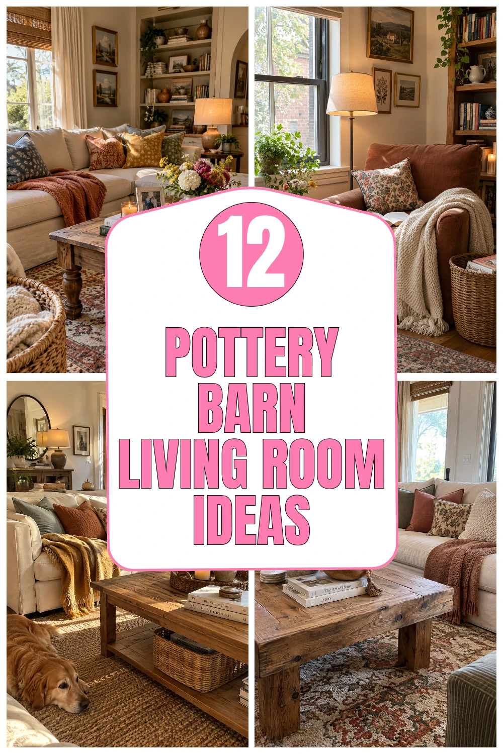 Pottery Barn Living Room Ideas