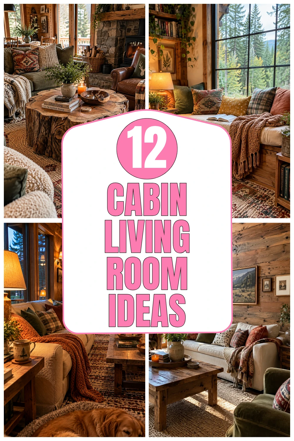 Cabin Living Room Ideas
