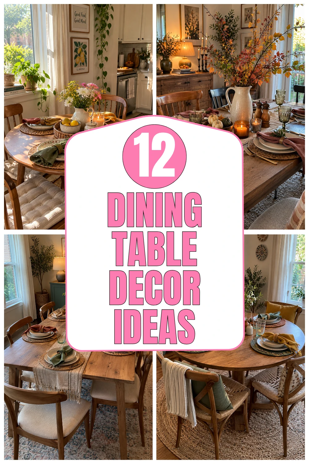 Dining Table Decor Ideas