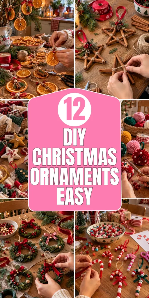 DIY Christmas Ornaments Easy