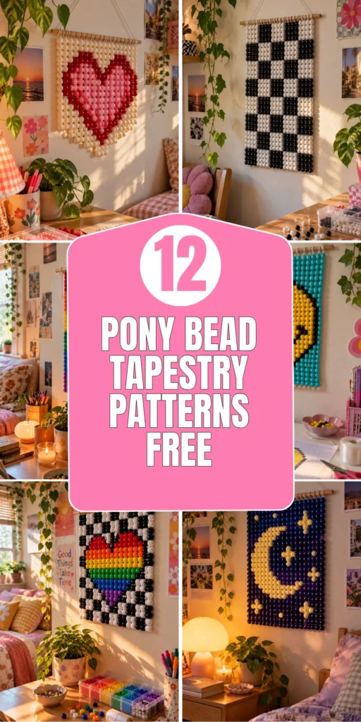 pony bead tapestry patterns free