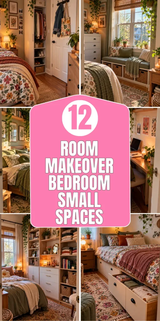 Room Makeover Bedroom Small Spaces