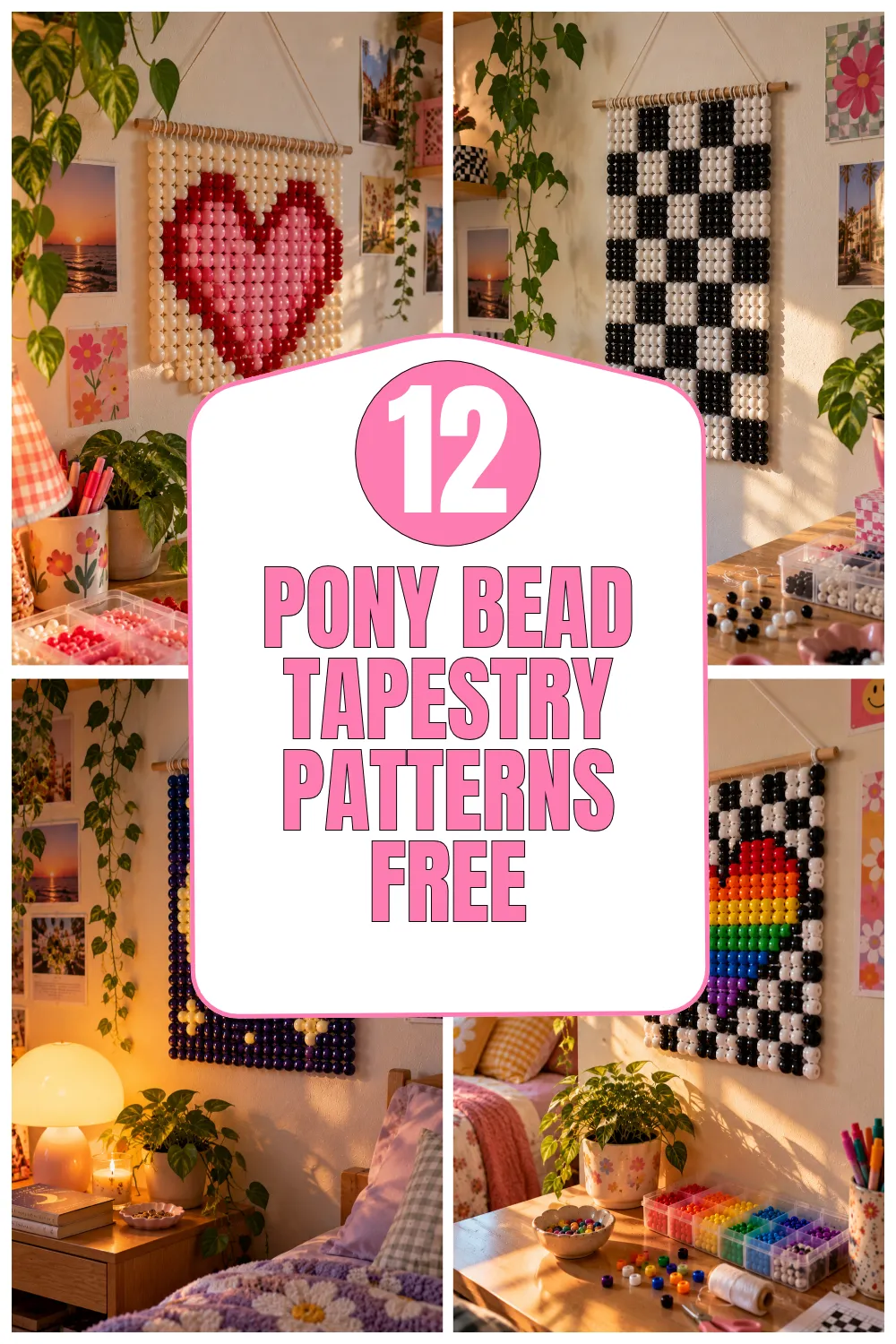 pony bead tapestry patterns free