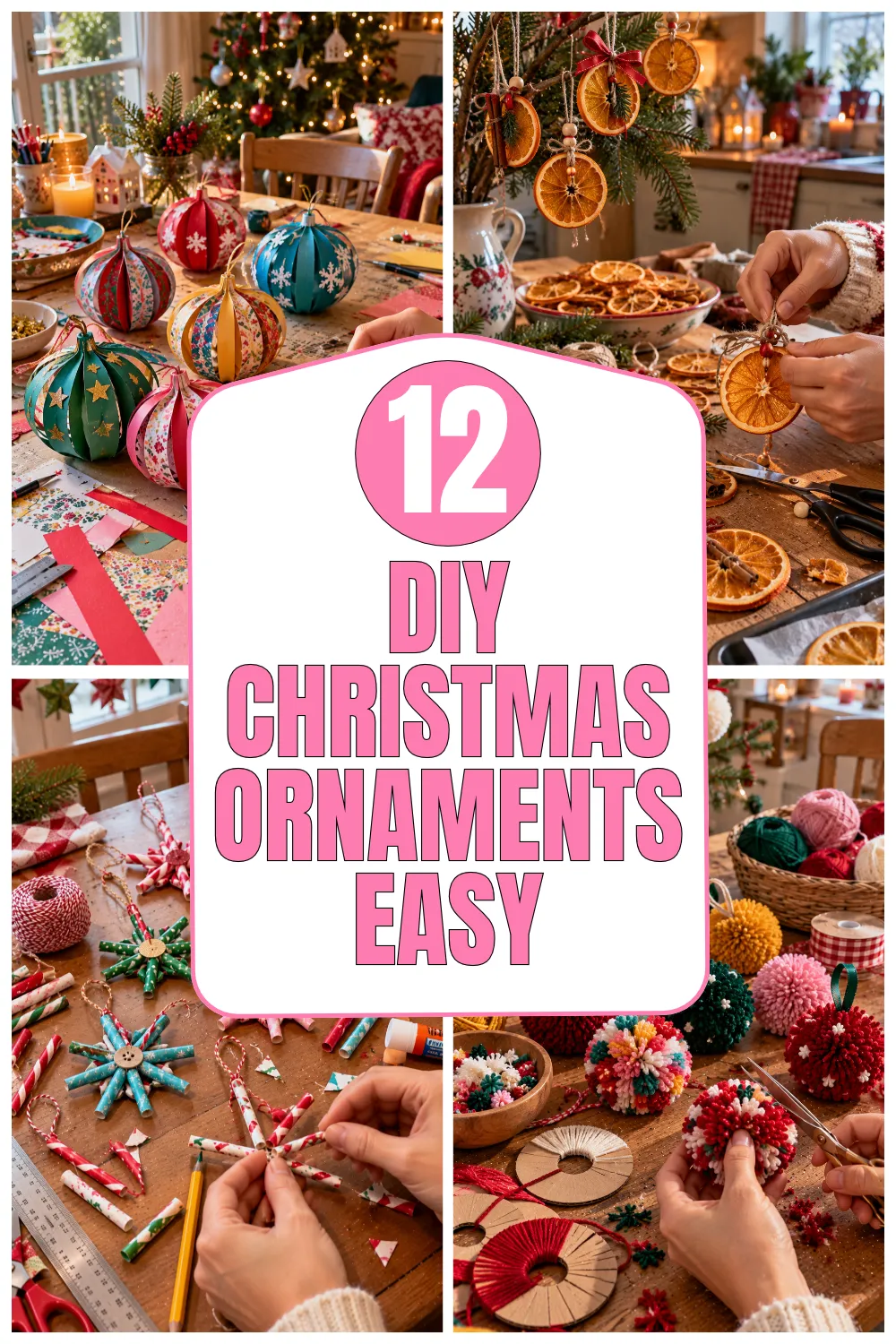 DIY Christmas Ornaments Easy