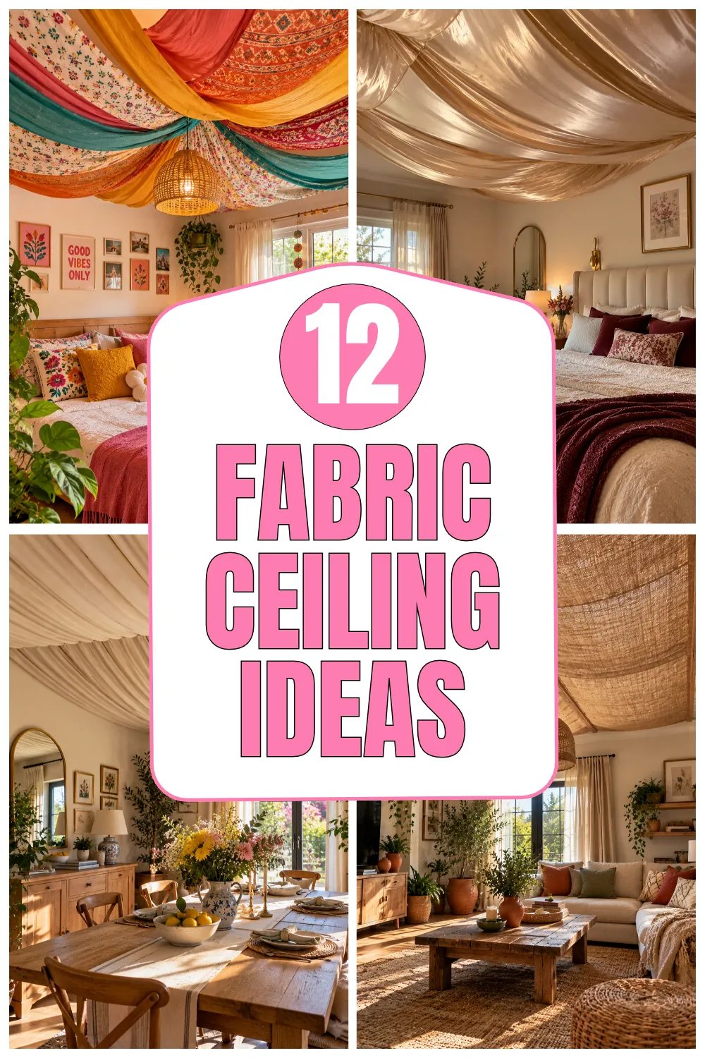 Fabric Ceiling Ideas